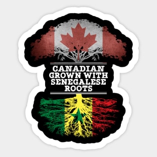 Canadian Grown With Senegalese Roots - Gift for Senegalese With Roots From Senegal Sticker